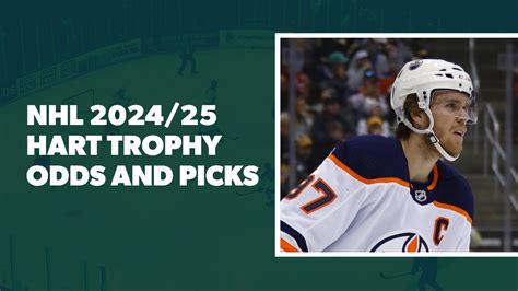 nhl award odds|2024 NHL Hart Trophy Odds Tracked All Season .